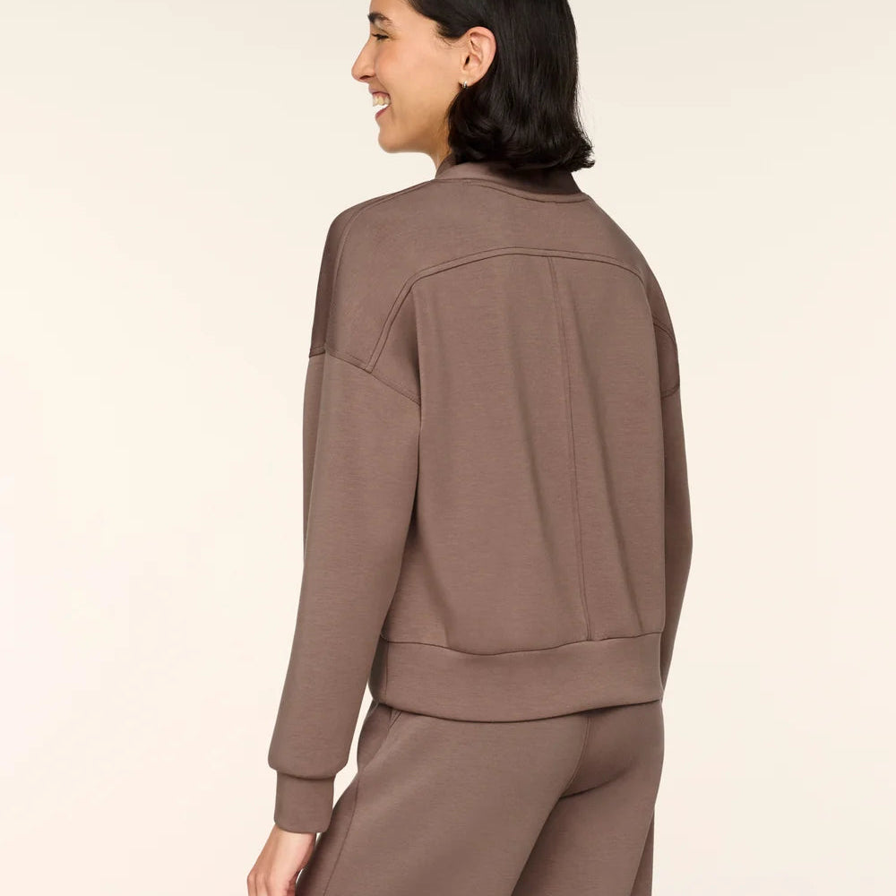 SPANX AirEssentials Shawl Collar Half Zip