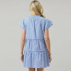 Shera Striped Empire Tiered Mini