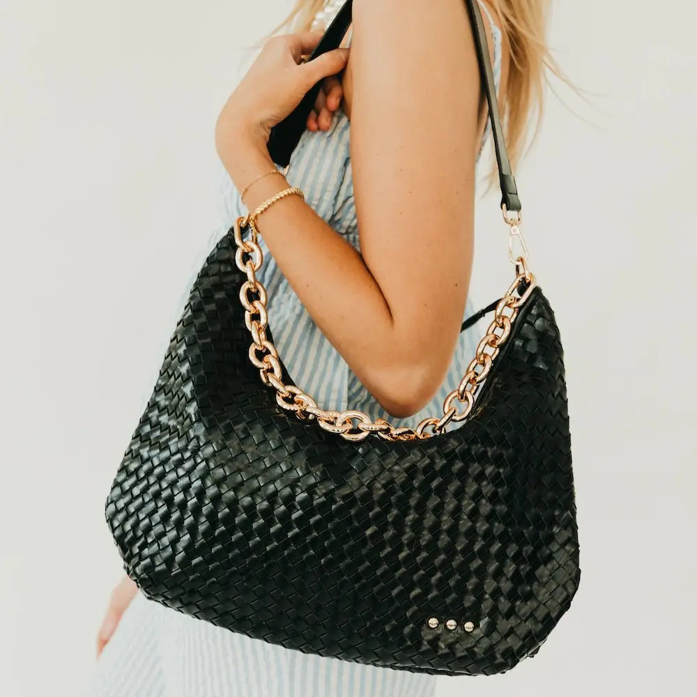 Sienna Slouchy Woven Shoulder Bag Main image