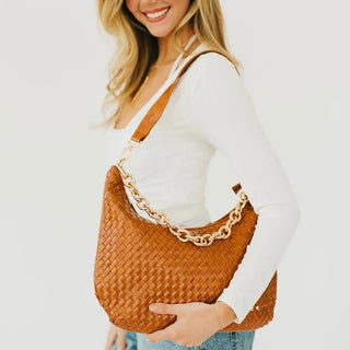Sienna Slouchy Woven Shoulder Bag