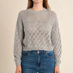 Maris Openwork Knit Tee