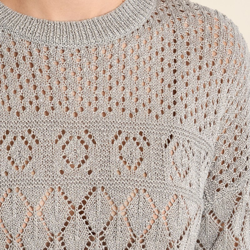Maris Openwork Knit Tee