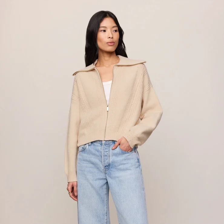Silverlake Zip Cardigan