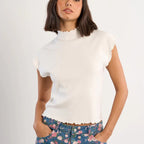 Cloudline Ruffle Sleeveless Tee