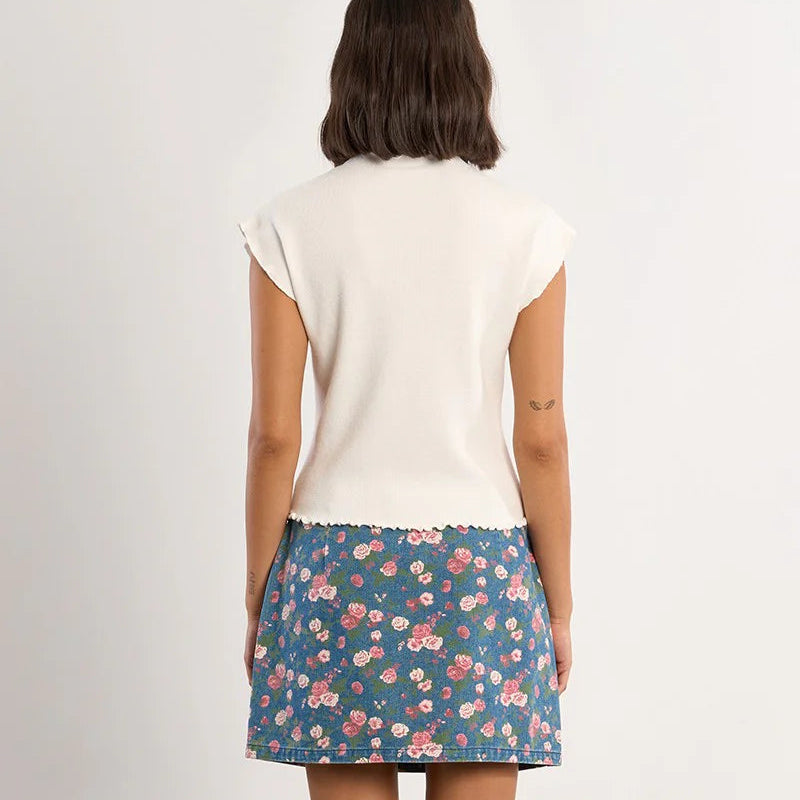 Cloudline Ruffle Sleeveless Tee