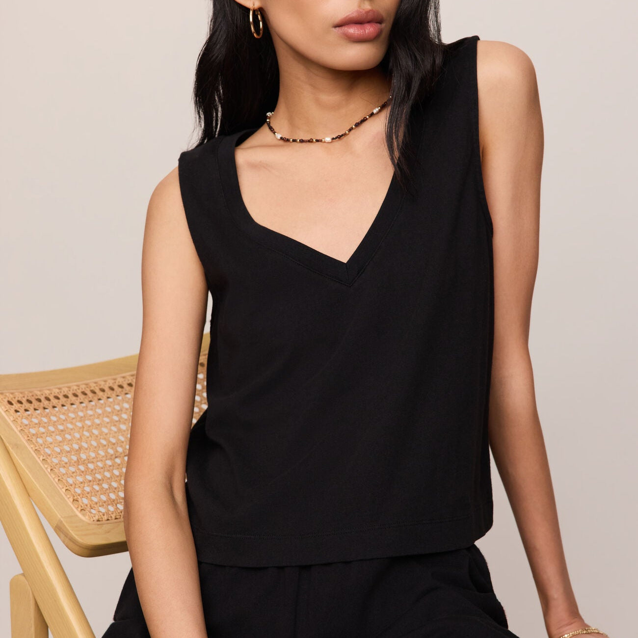 Sloane V-Neck Top Main image
