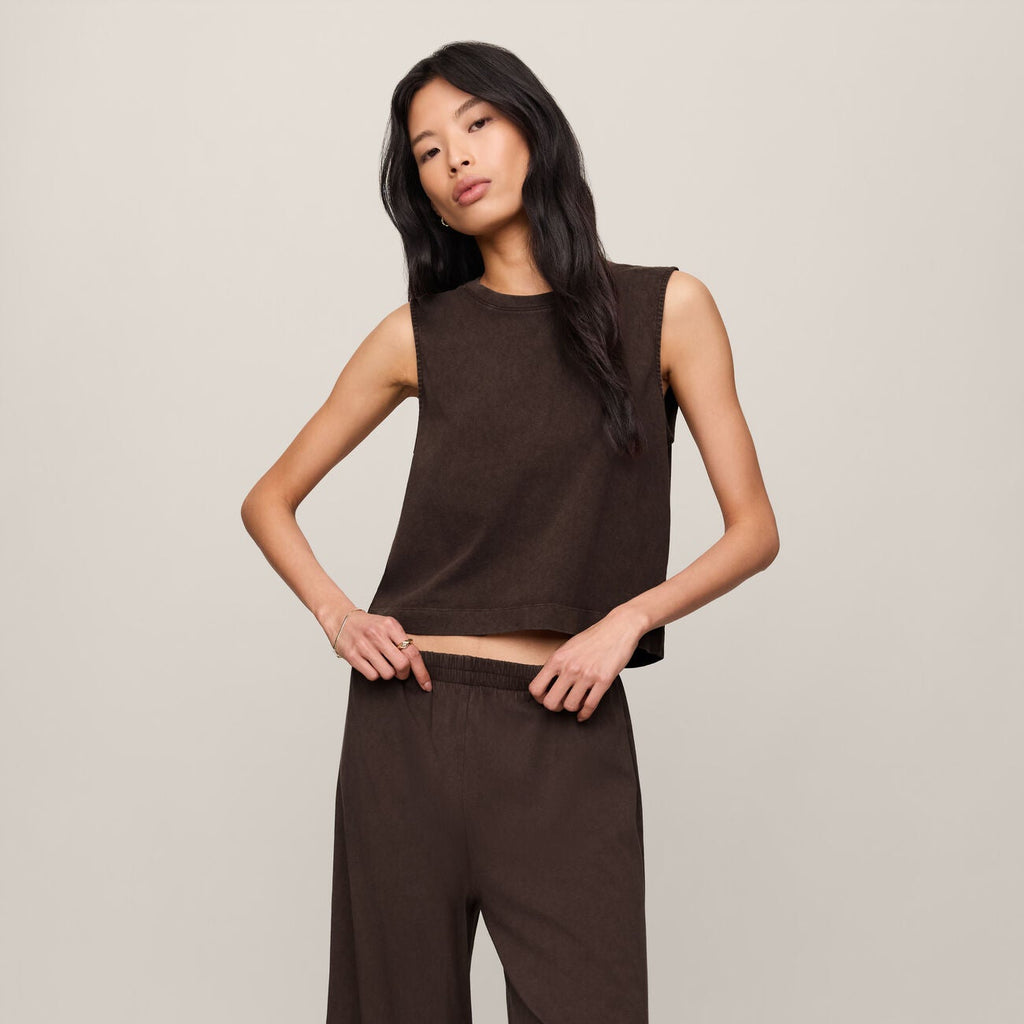 Sloane Jersey Muscle Tank
