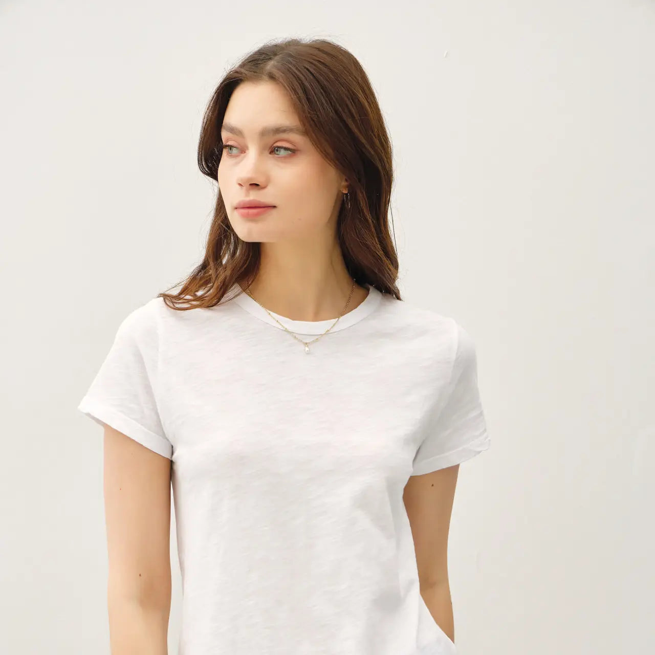 Garment Dyed Cotton Slub Tee