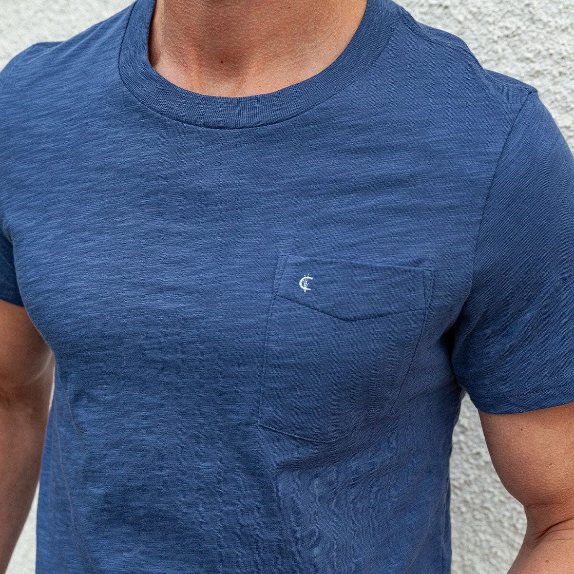 Criquet Slub Cotton Short Sleeve T-Shirt