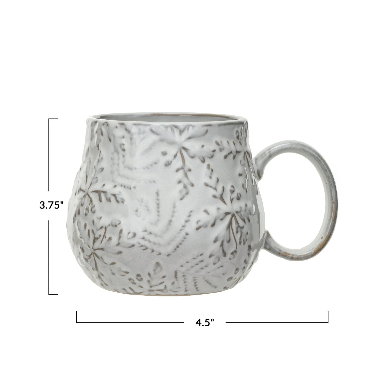 Snowflake Ceramic Mug