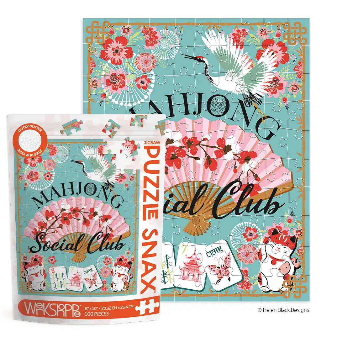 Mahjong Social Club 100 Piece Puzzle Snax Main image