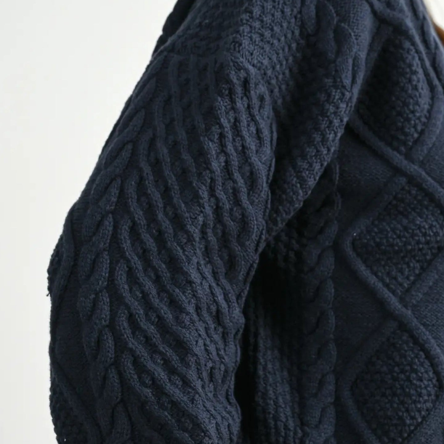 Solid Cable Knit Pullover