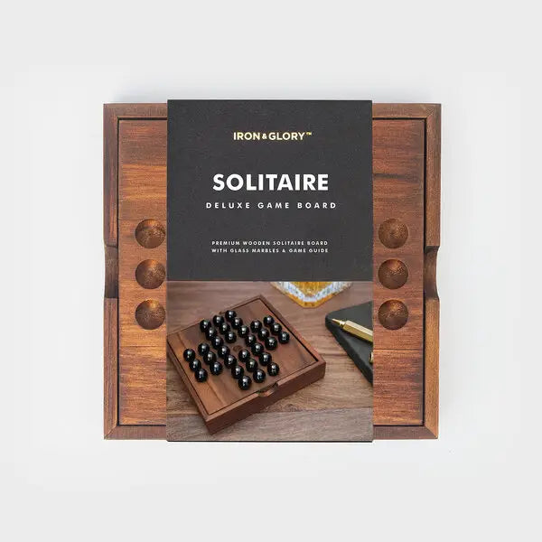 Solitaire Wooden Deluxe Game Board
