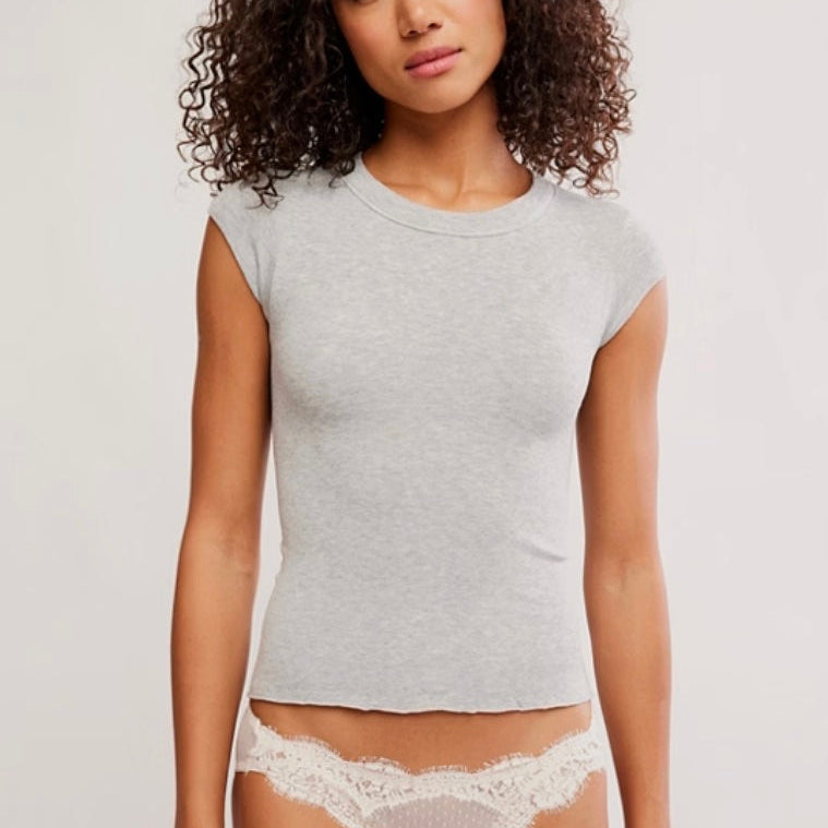 Free People So Soft Seamless Baby Tee