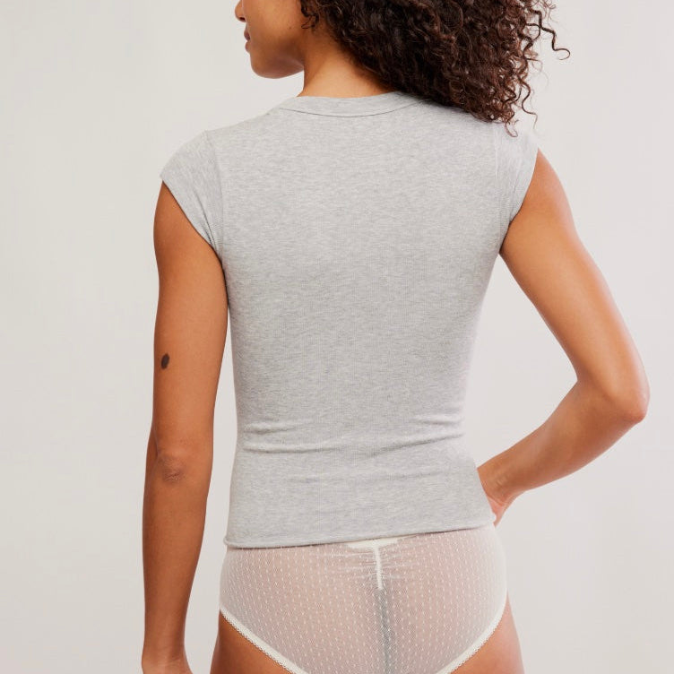Free People So Soft Seamless Baby Tee