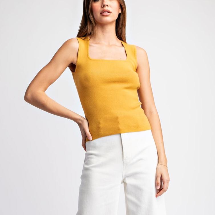 Square Neck Tank Top