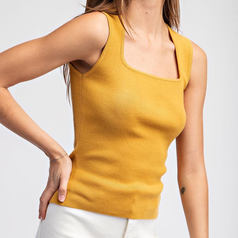 Square Neck Tank Top