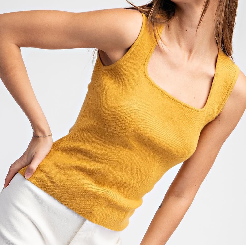 Square Neck Tank Top