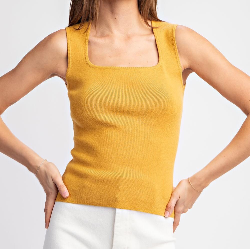 Square Neck Tank Top