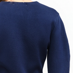 Stassi Long Sleeve Button Knit Top