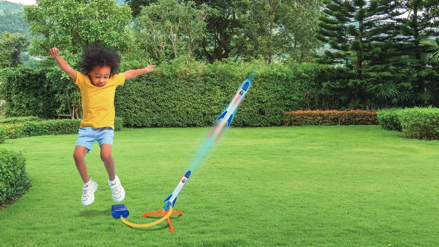 Nothing But Fun Toys Light Up Air-Powered Stomp Rockets