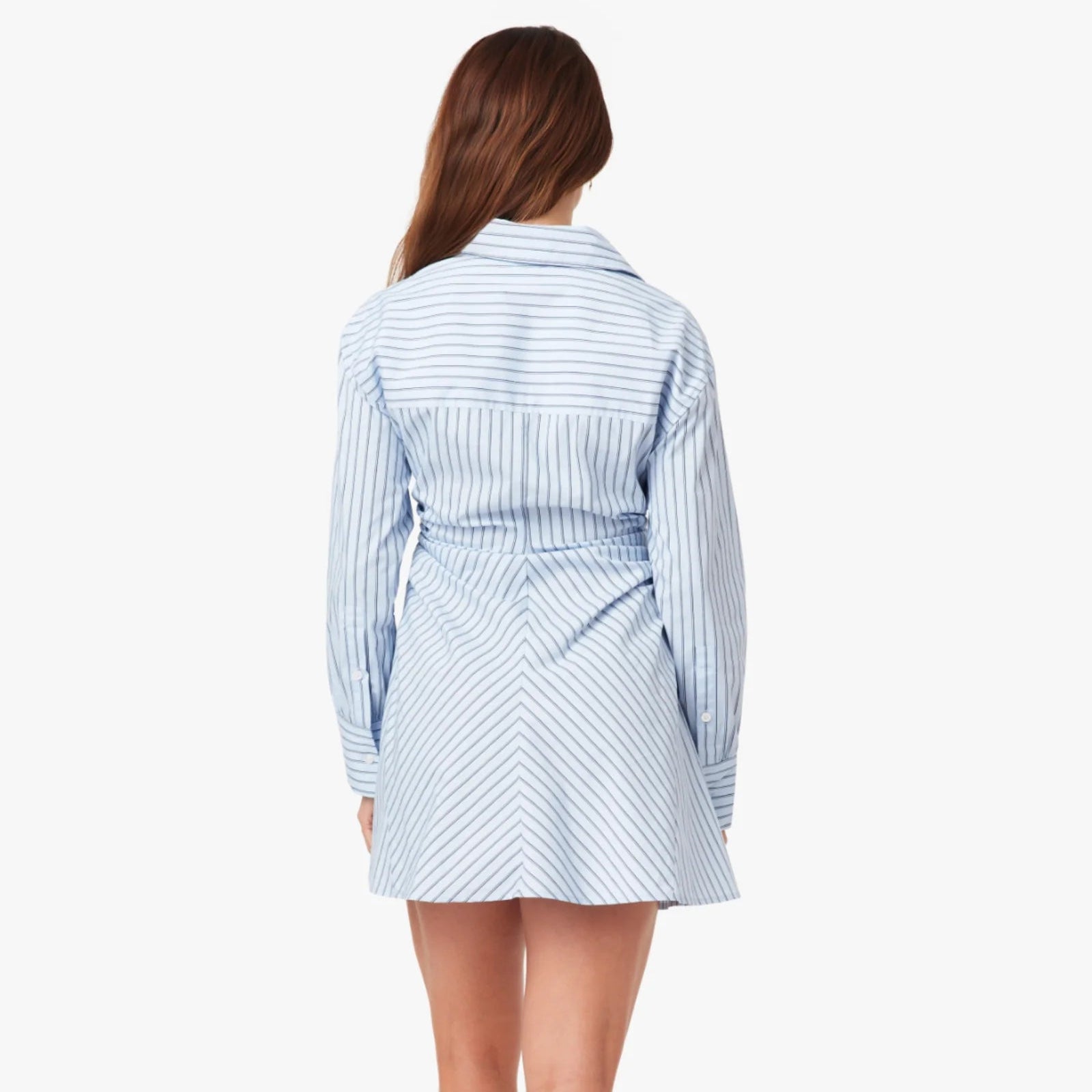 Stripe Mini Shirt Dress