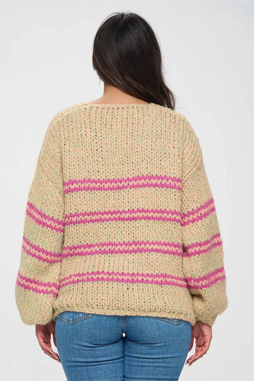 Striped Sweater Top