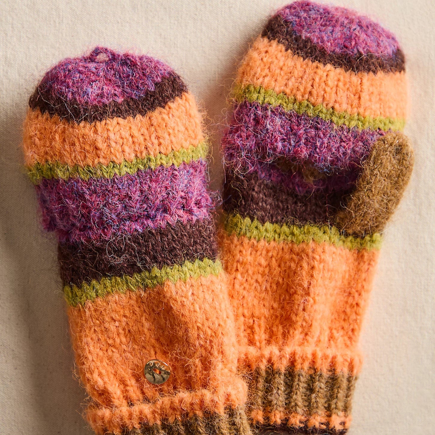 Free People Super Stripe Gloves