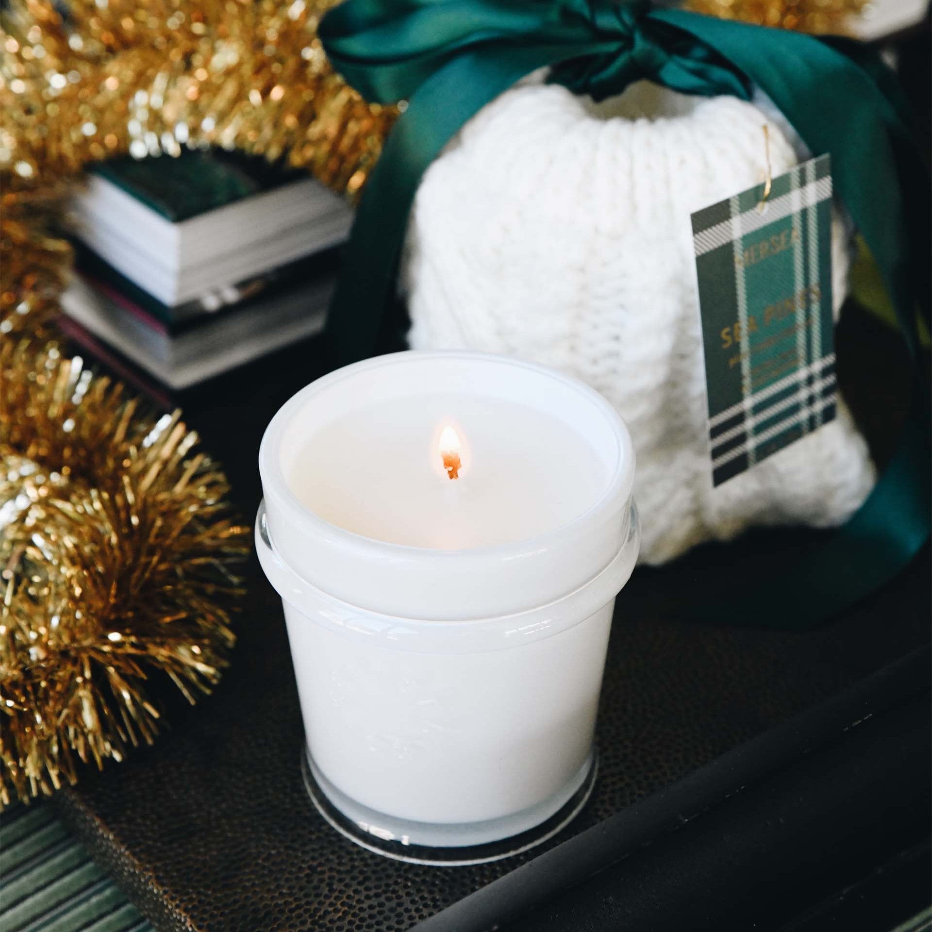 Mersea Holiday Sweater Bagged Candle