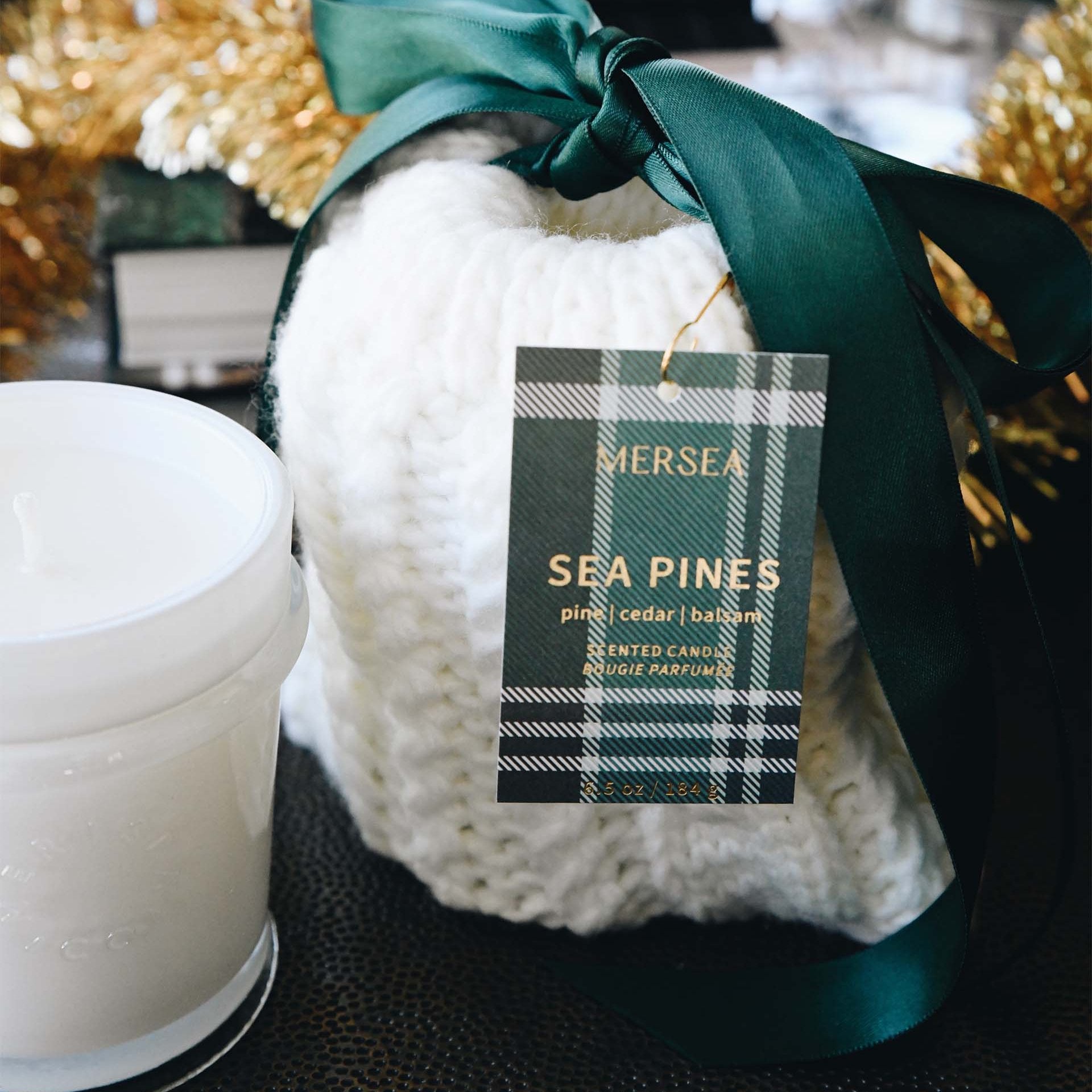 Mersea Holiday Sweater Bagged Candle