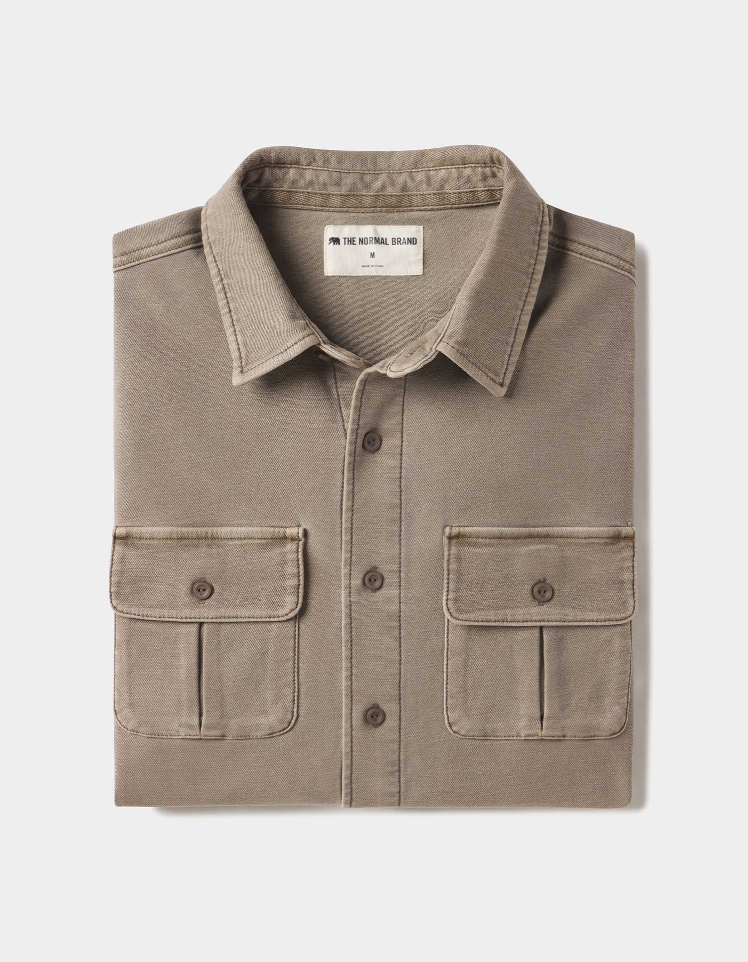 The Normal Brand Comfort Terry Shirt Jacket