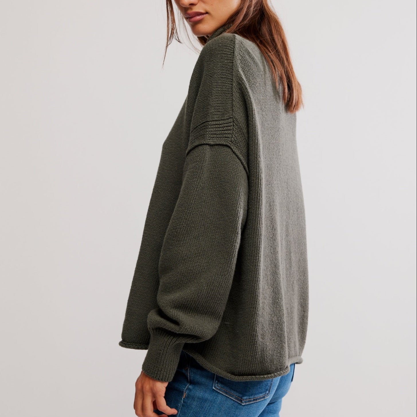 Free People Torres Roll Neck Sweater
