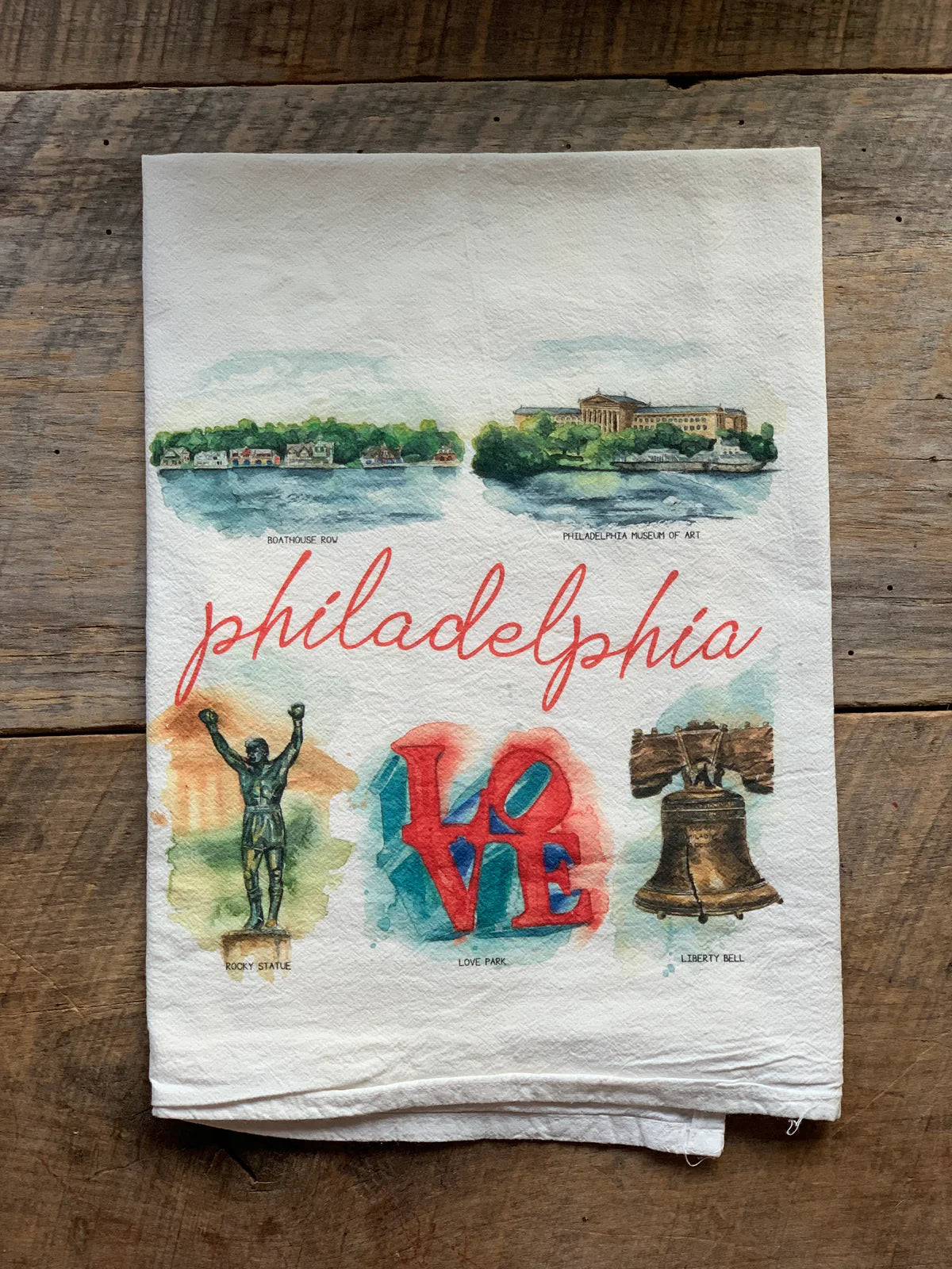 Meadowbrook Lane Philly Themed Tea Towels