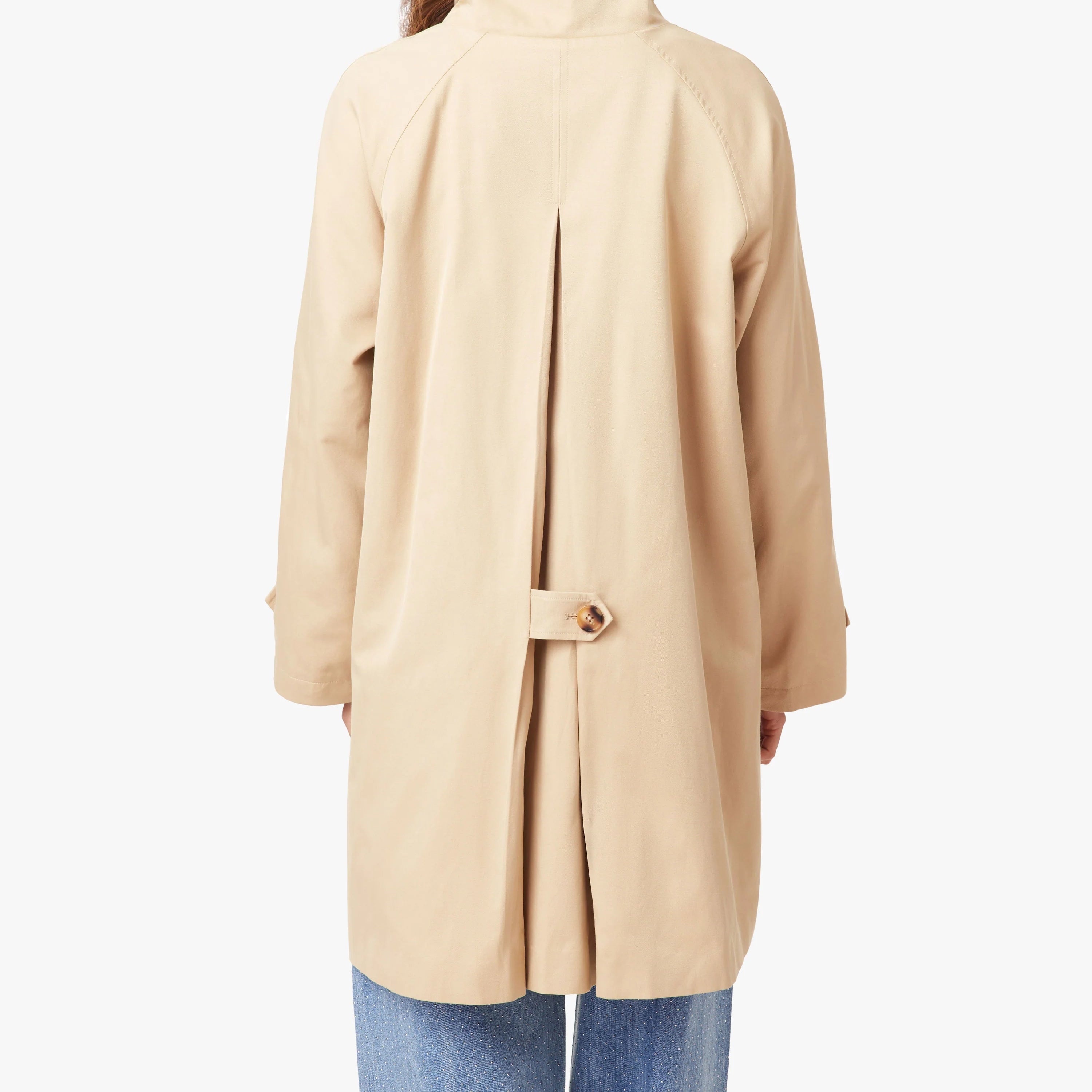 High Neck Trench Coat