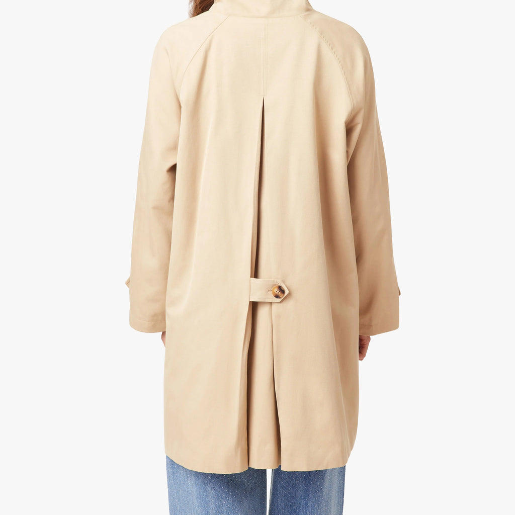 High Neck Trench Coat