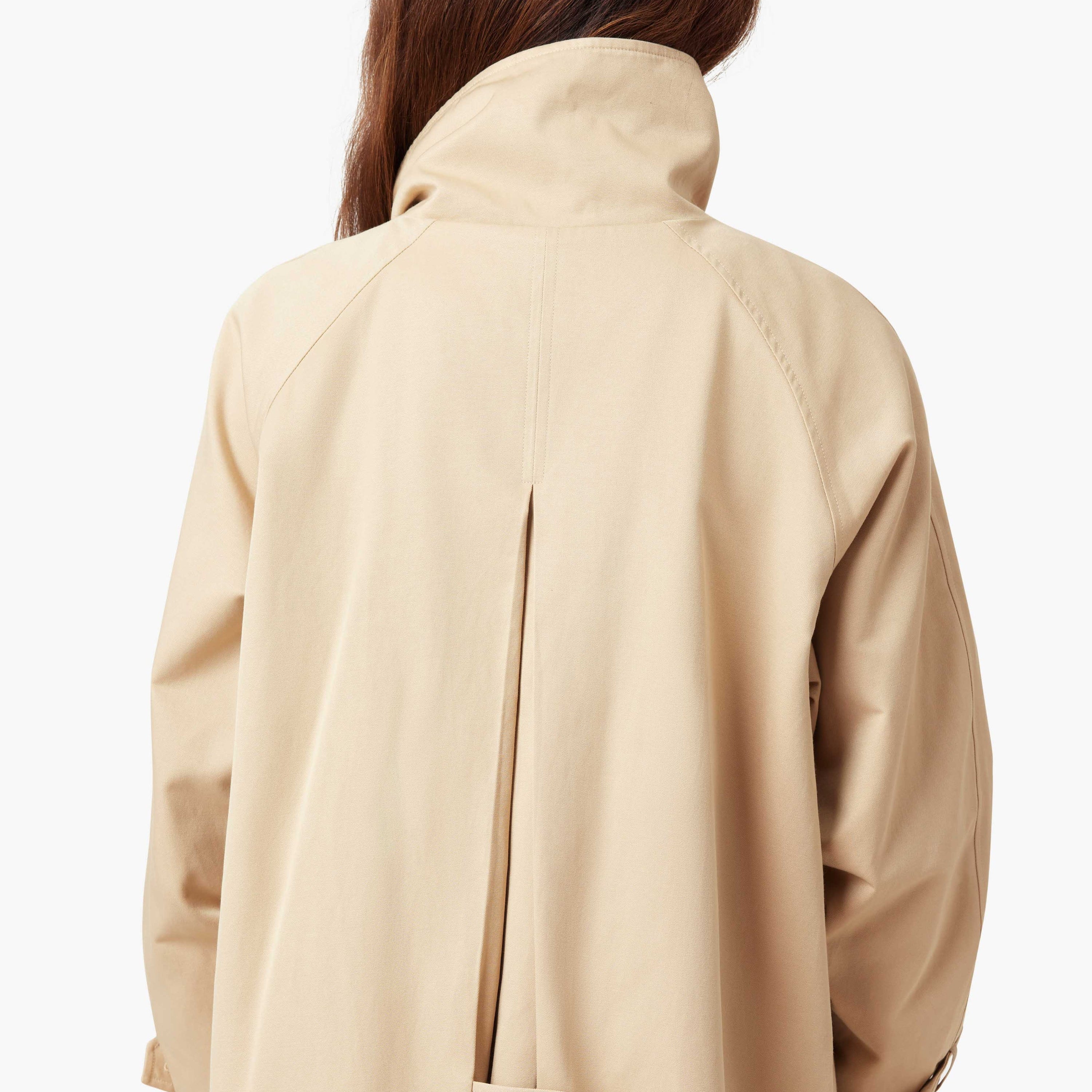 High Neck Trench Coat