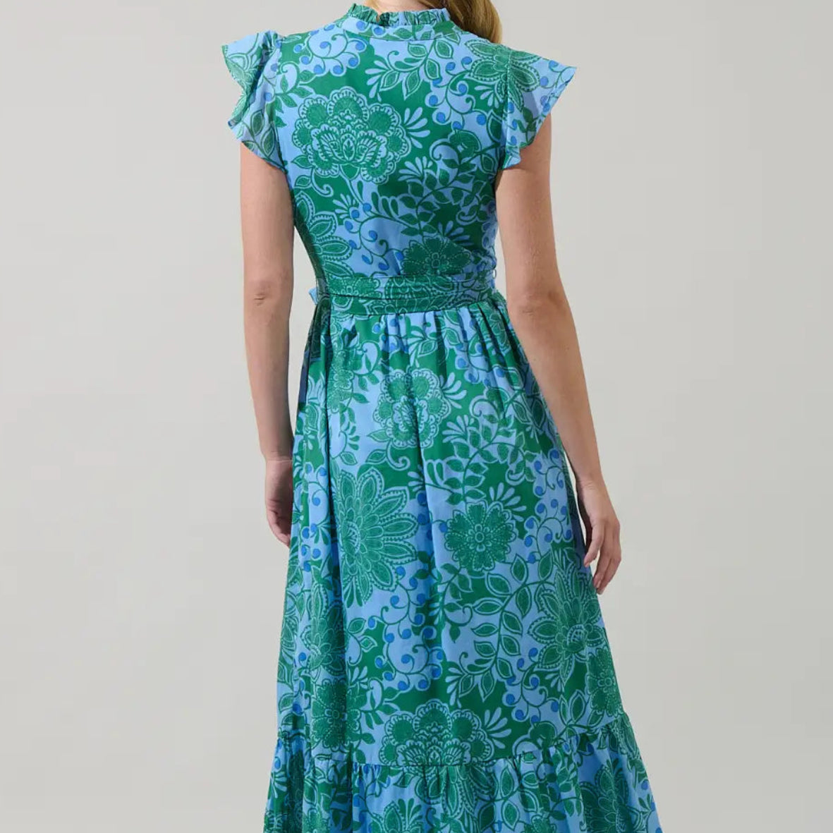 Tressa Floral Riah Button Down Maxi