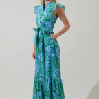 Tressa Floral Riah Button Down Maxi