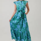 Tressa Floral Riah Button Down Maxi