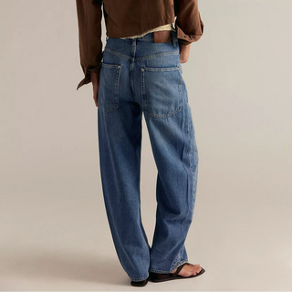 Free People Truro Baggy Puddle Jeans