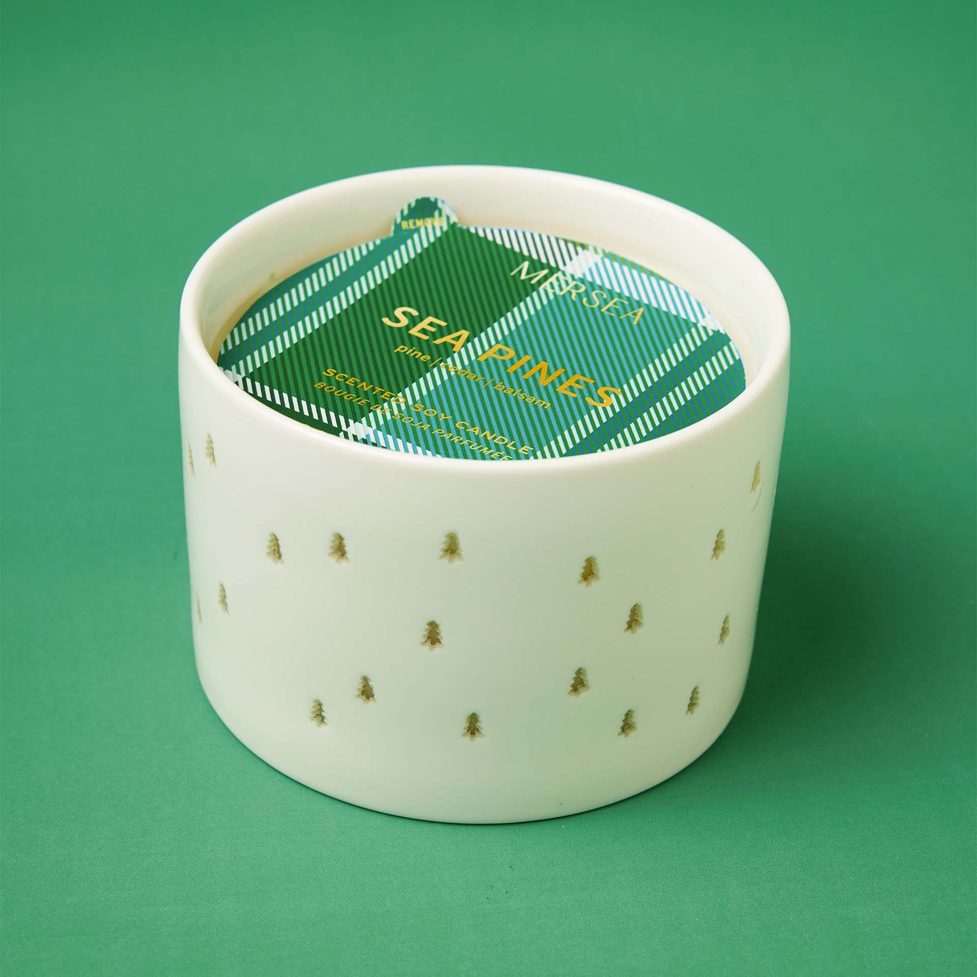 Mersea Sea Pines Twinkle Ceramic Candle