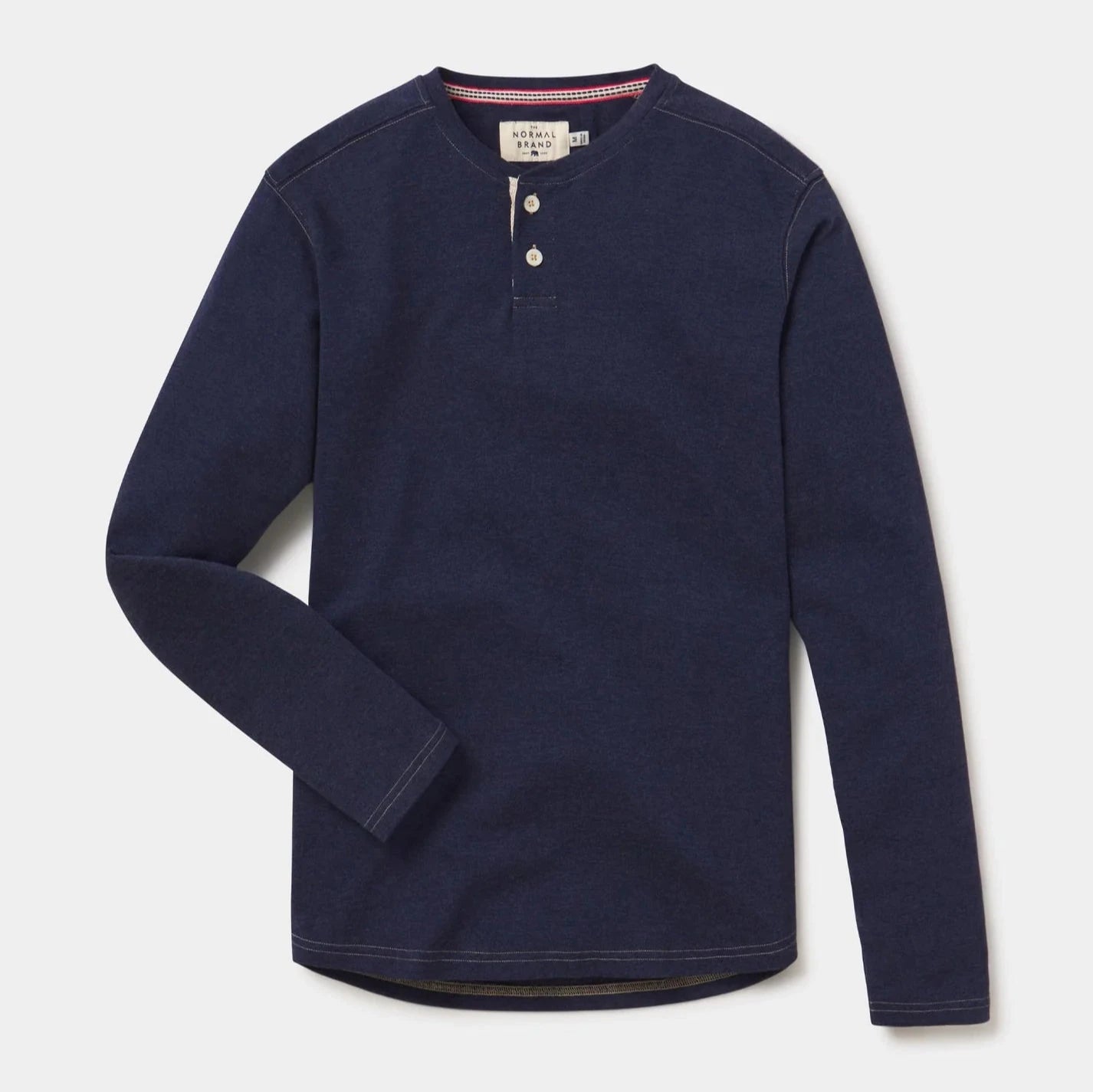 The Normal Brand Puremeso Two Button Henley