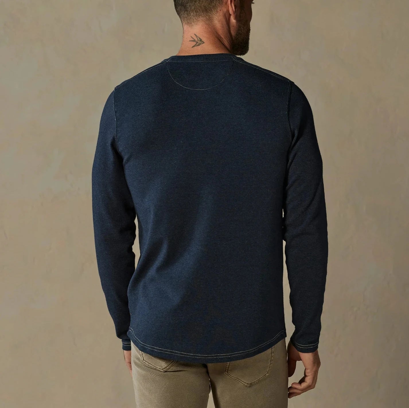 The Normal Brand Puremeso Two Button Henley