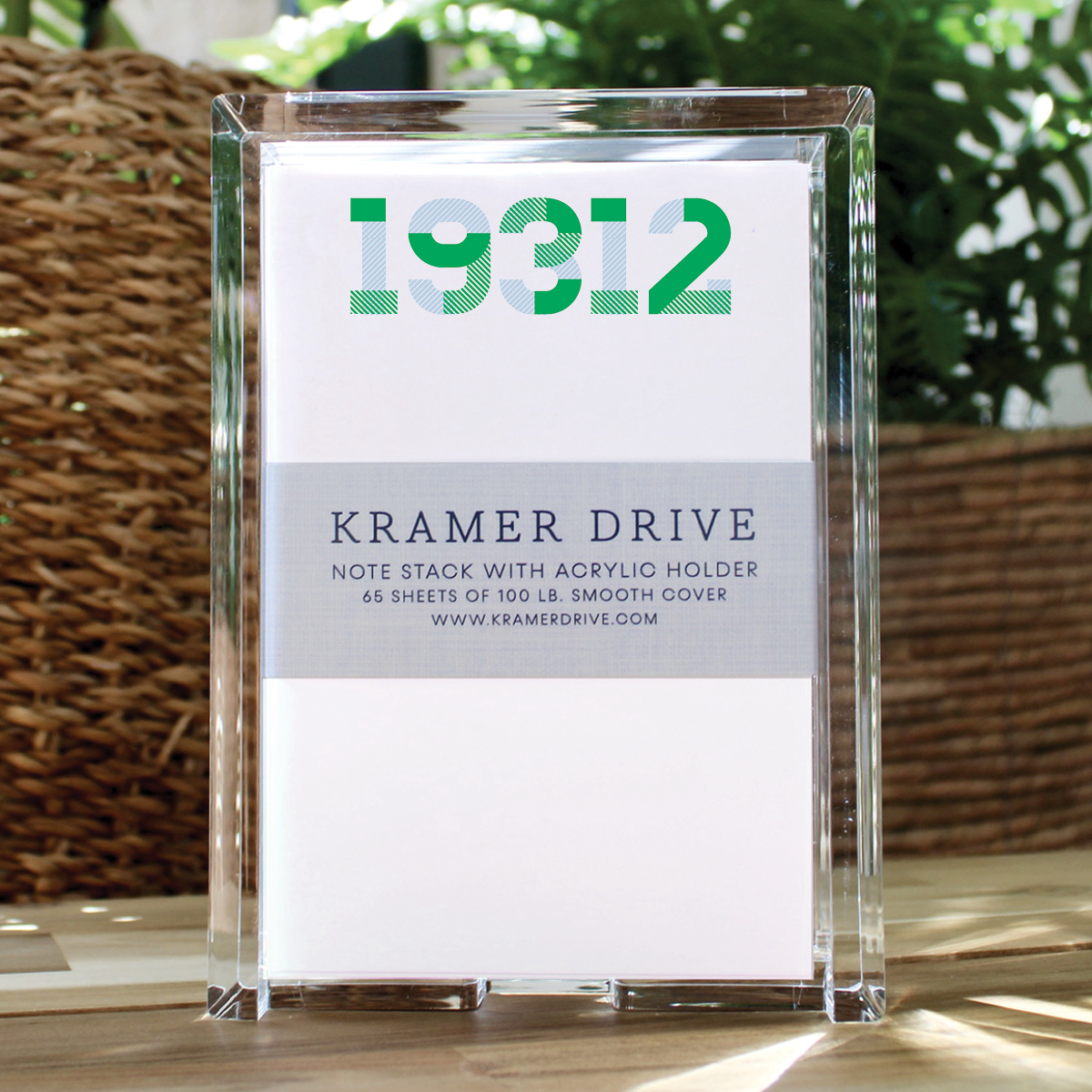 Kramer Drive Two-Tone Zip Code Note Stack Main image