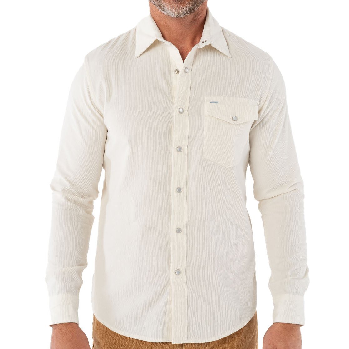 Corduroy Pearl Snap Button Down