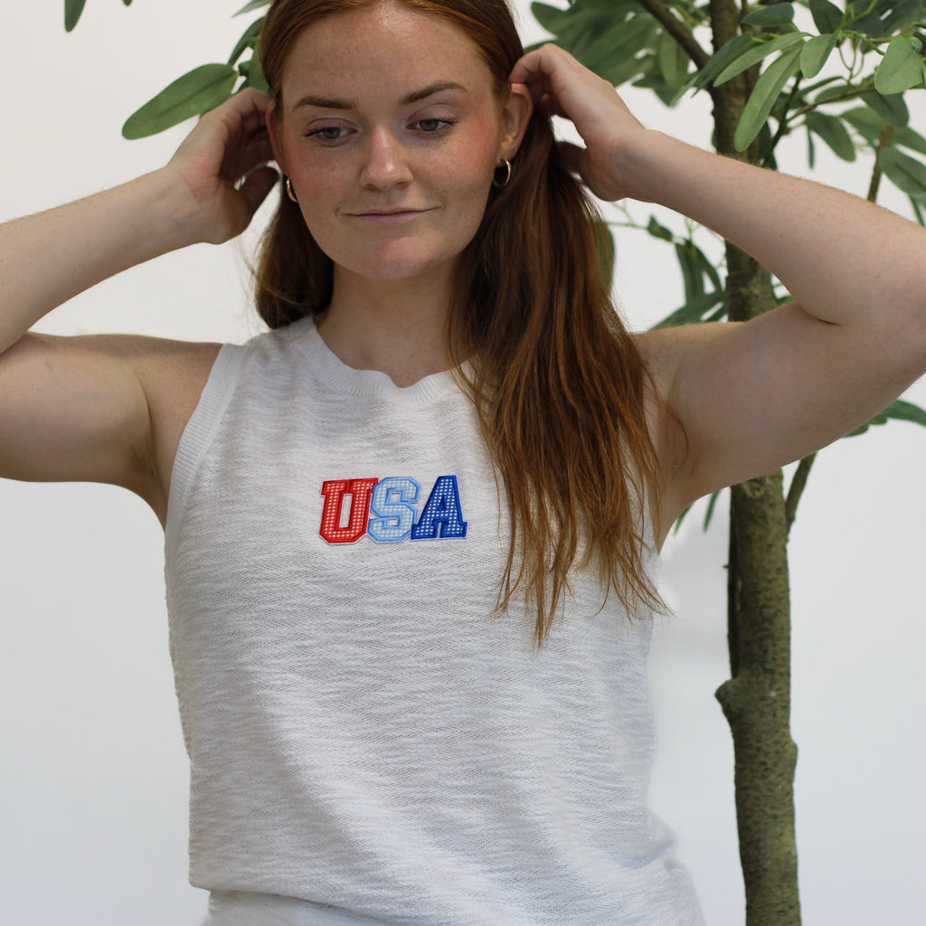 Gingham USA Patch Tank