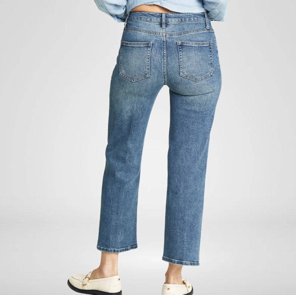 Oliver Logan Addington Ankle Crop Vintage Worn Jeans