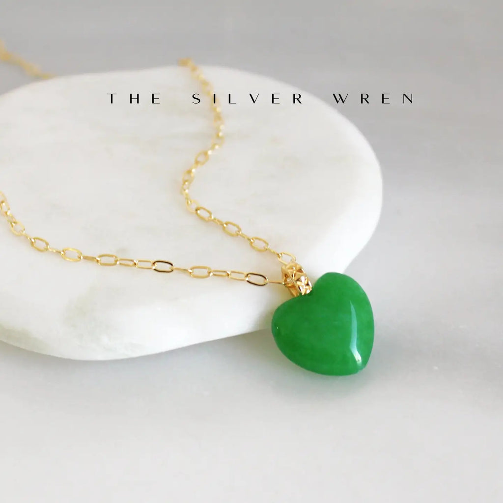 Verde Heart Pendant Necklace