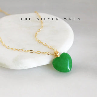 Verde Heart Pendant Necklace