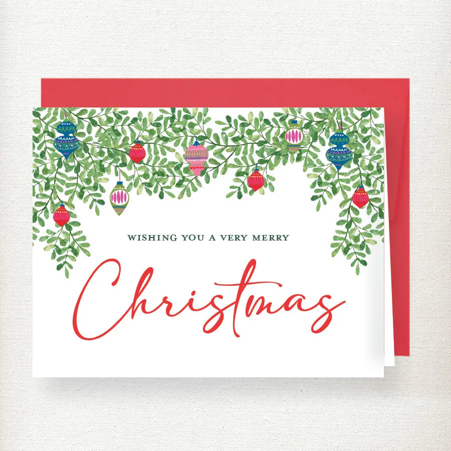Very Merry Christmas Greeting Card